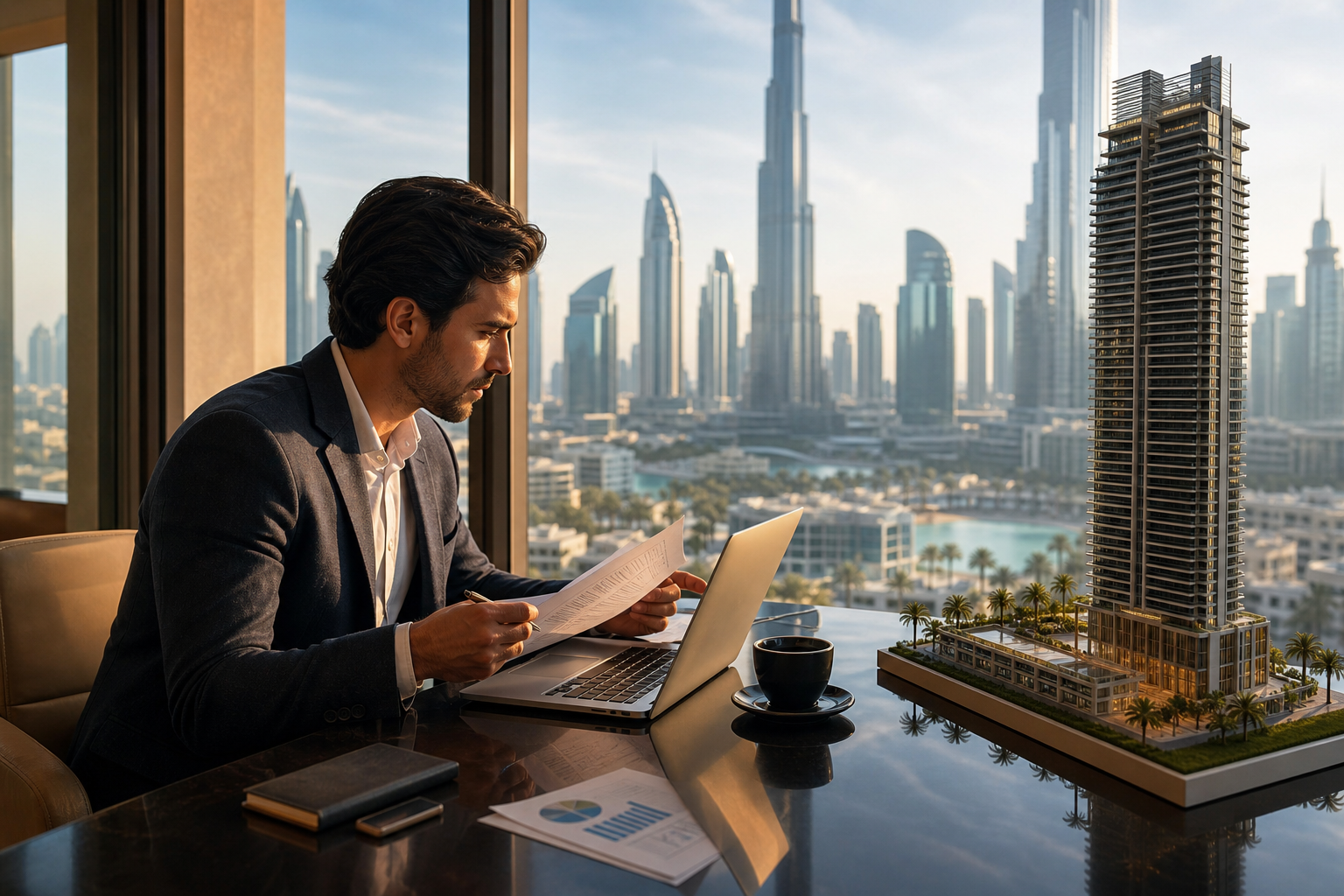 Dubai off-plan tower service charge budgeting for investors